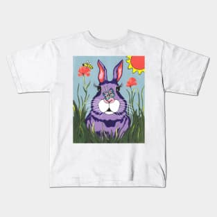 FUNNY Bunny - Easter Bunny Rabbit Painting Kids T-Shirt